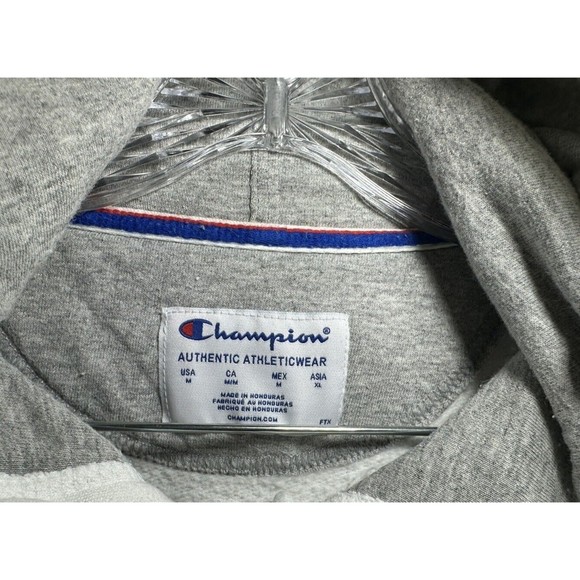 Champion Hoodie Unisex Size Medium White Beautiful Pride Heart Graphic Pullover - Picture 2 of 8